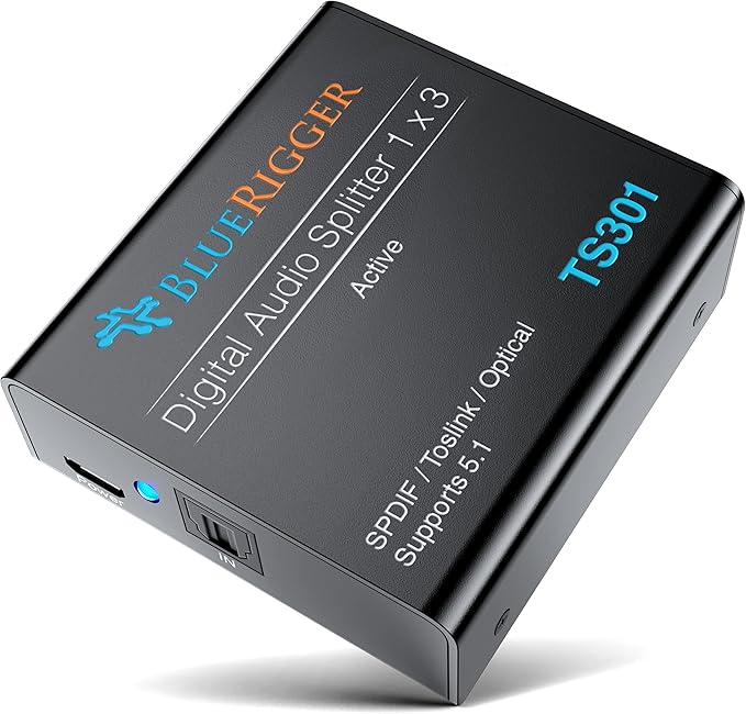 BlueRigger Digital Optical Audio Splitter