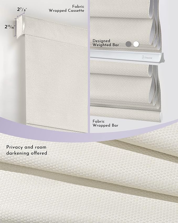 Graywind Smart Roman Shades Compatible