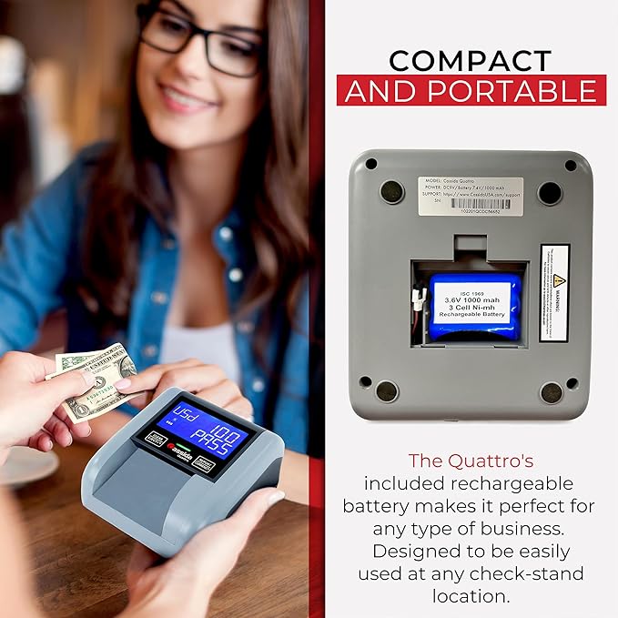 Cassida Quattro Fast Automatic Currency Counterfeit Detector