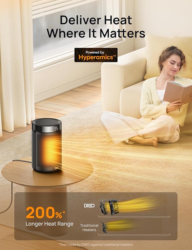 DREO Space Heater, Portable Electric Heaters