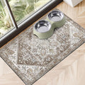 Dog Food Mats for Floors, Absorbent Dog Bowl Mat for Food and Water Dispenser Mat, Quick Dry Cat Food Mat Pet Supplies