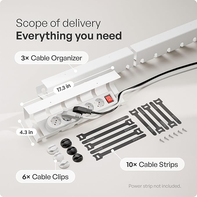 PAMO Cable Management Under Desk
