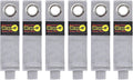 Heavy-Duty Wrap-It Storage Straps - 10" (6-Pack) Silver - Garage Organizer and Electric Cord Holder for Garage Essentials