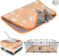 YUEPET Waterproof Guinea Pig Blankets 3 Pack, Fleece Cage Liners, L | Guinea Pig Fleece Cage Liners, Waterproof Backing, Machine Washable, Soft Fleece Surface, 48 x 24 in