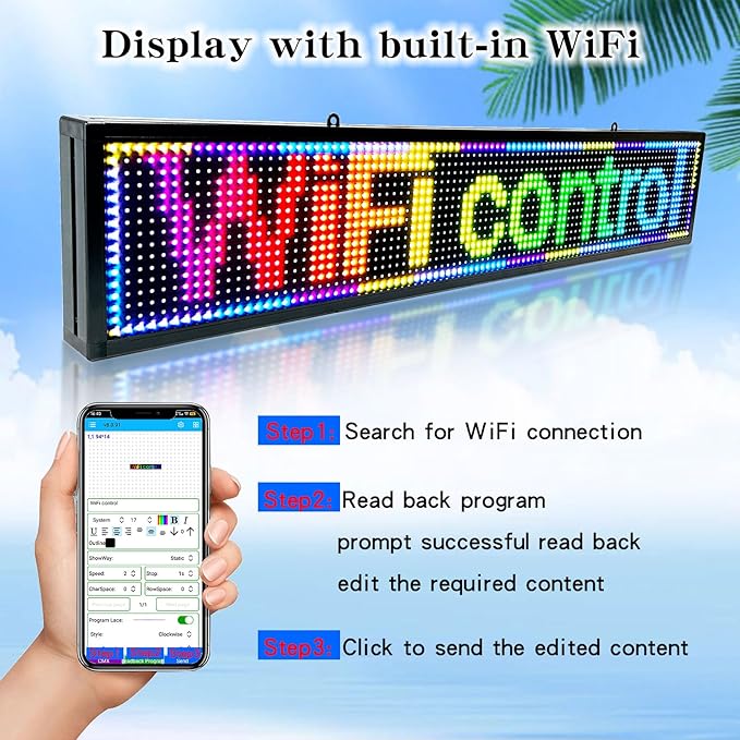 P10 Programmable Scrolling Led Sign Outdoor Signs