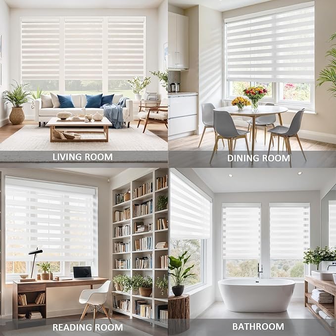 COOLWINDS Motorized Zebra Blinds