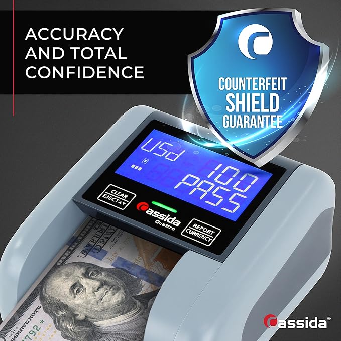 Cassida Quattro Fast Automatic Currency Counterfeit Detector