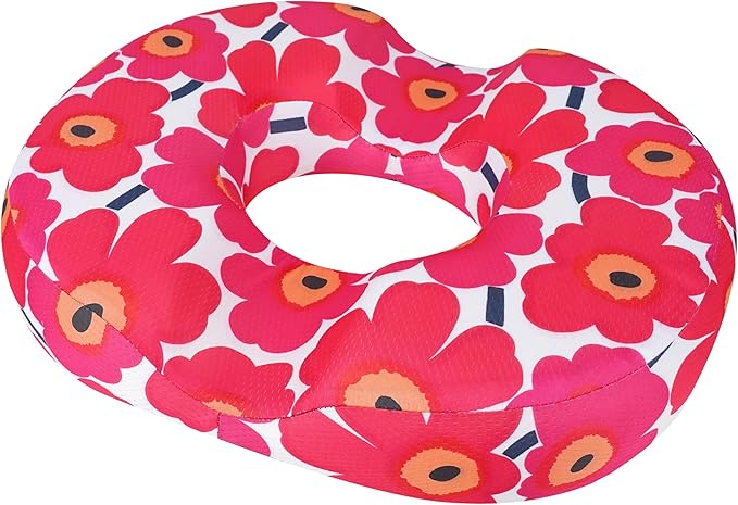 Hemorrhoid Pillows for Sitting Donut Gel Ergonomic Poppy Pillow Seat Cushion for Long Sitting Tailbone Pain After Surgery Relief Office Chair Pillow for Butt Cute Coccyx Driver Postpartum Pregnancy