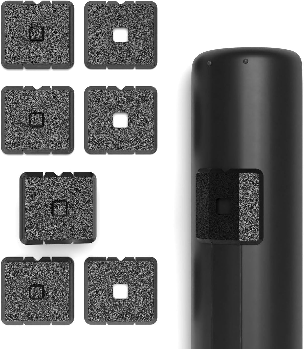 Magnetic Remote Control Holder – Wall-Mounted Organizer for TV, Air Conditioner & Electronic Remotes – Strong Magnetic Grip with Anti-Tilt & Drop Protection – Easy No-Drill Installation (Black)