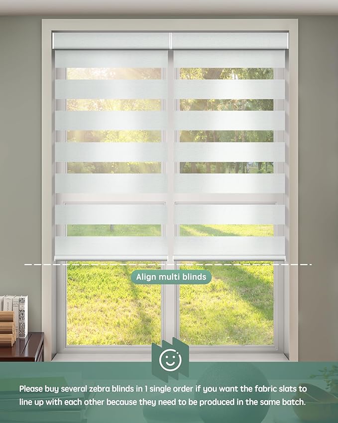 Yoolax Motorized Zebra Blinds Compatible