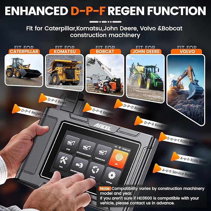 ANCEL HD3600 Heavy Equipment Diagnostic Tool
