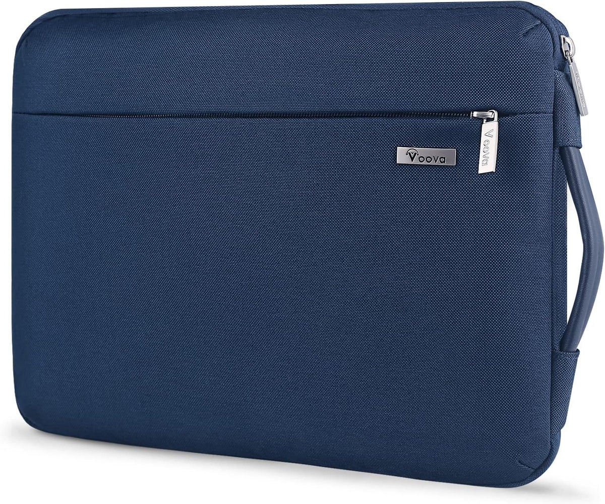 Voova Laptop Sleeve Case 15.6 16 Inch with Handle, 360° Protective Waterproof Slim Computer Bag Cover Compatible with MacBook Pro M2/M3/M4 16, HP Acer Lenovo Yoga ThinkPad Asus Laptop, Blue
