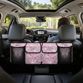 Christmas Snowman Car Trunk Organizer Hanging Auto Back Seat Storage with 4 Pockets Car Interior Accessories for SUV MPV Hatchback Crossover Minivan Truck