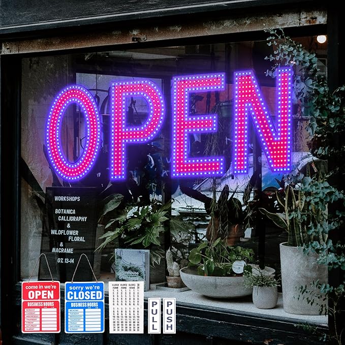 Open Sign for Business
