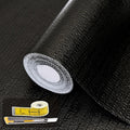 Shelf Liners for Kitchen Cabinets 17in x 30FT Non Adhesive Drawer Liner Gray Quatrefoil Thickened Shelf Liner Paper Strong Non-Slip Easy to Clean for Tool Box Refrigerator with Knife and Tape Measure