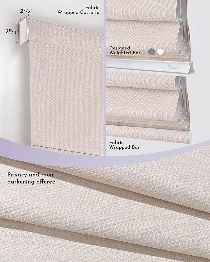 Graywind Smart Roman Shades Compatible