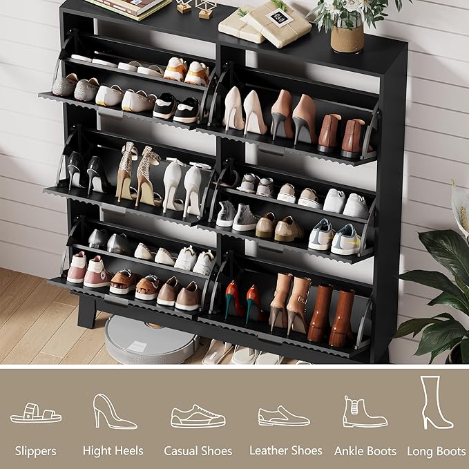 Shoe Cabinet Storage for Entryway