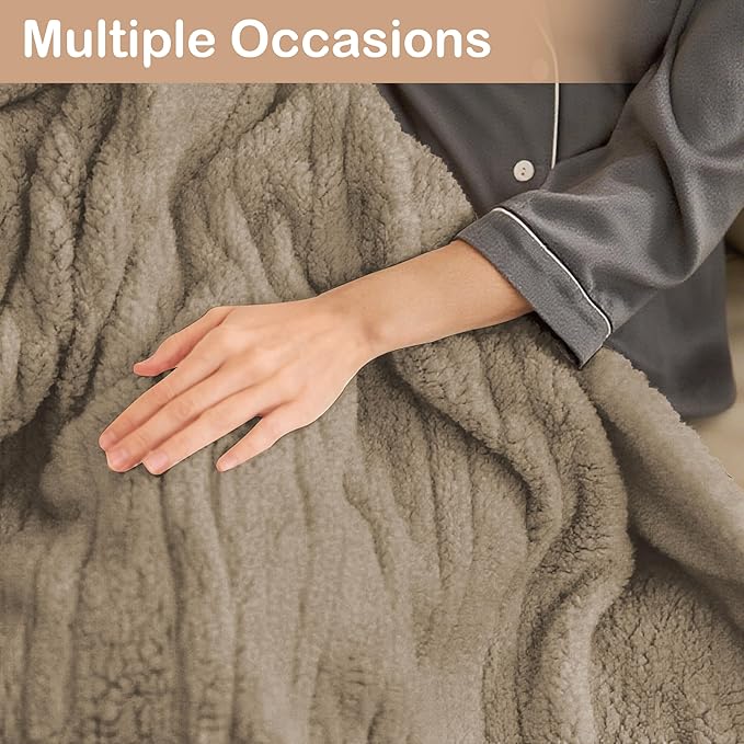 Electric Heated Blanket Full Size 72"×84"