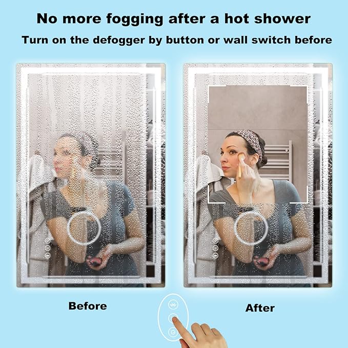 30''X48'' LED Bathroom Mirror