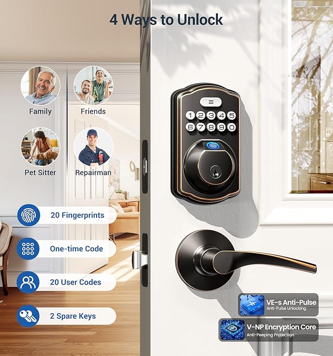 Veise Fingerprint Door Lock