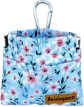 Dog Treat Pouch, Small Cotton Pocket Sized Training Holder, Hand Free Walking Fanny Bag with Carabiner, Self-Closing Pet Feed Snack Reward, Behavior Aids for Puppy Travel or Outdoor Use