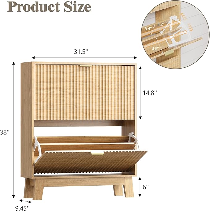 Shoe Cabinet Storage for Entryway