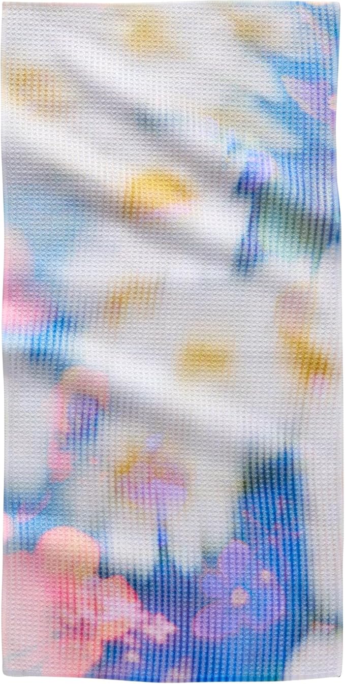 GEOMETRY Bar Towels for Kitchen - Spring & Summer Collection - Premium Towels for Cleaning Dishes & Glassware - Absorbent & Fast Drying Kitchen Towels - Harlequin, 12" x 14" - 1-Piece