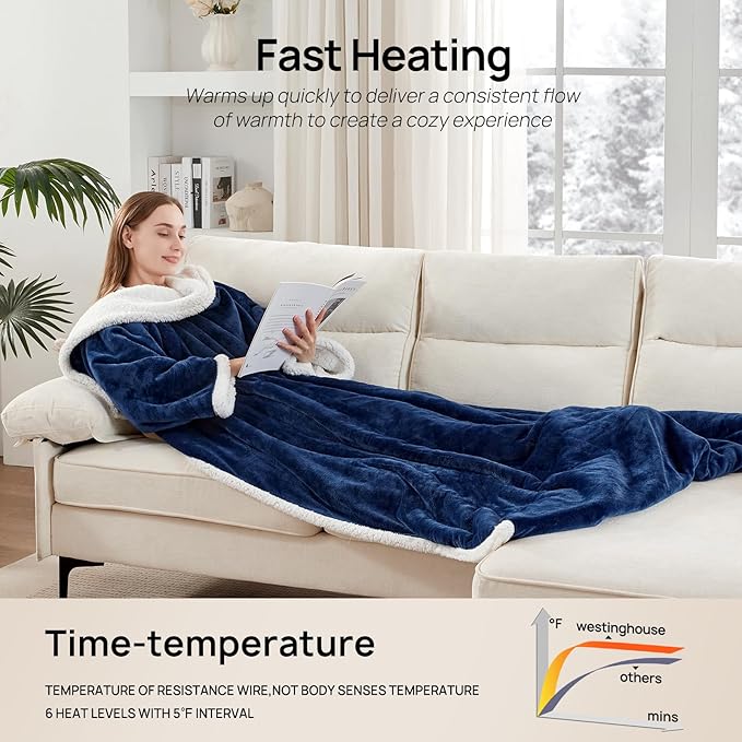 Westinghouse Electric Snuggle Throw Blankets