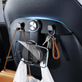 1 Pack Car Seat Hooks & Phone Mount for Tesla Model Y(Juniper) Model 3(Highland) Accessories 2026 2025 2024 2023 2022 2021, Multifunction Clip Phone Holder| Car Seat Back Storage Hook Purse/Bag