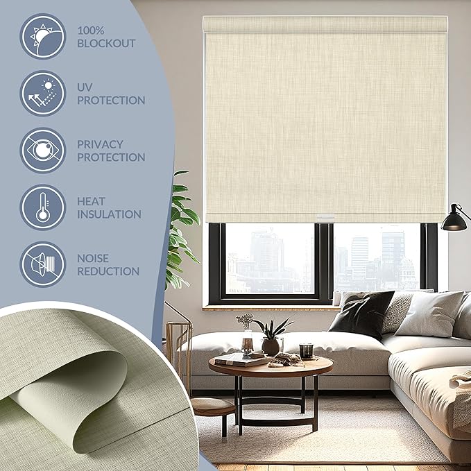 Boolegon Motorized Roller Blinds