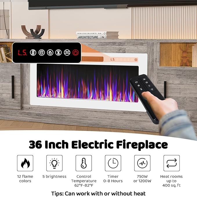 Lemberi Fireplace tv Stand