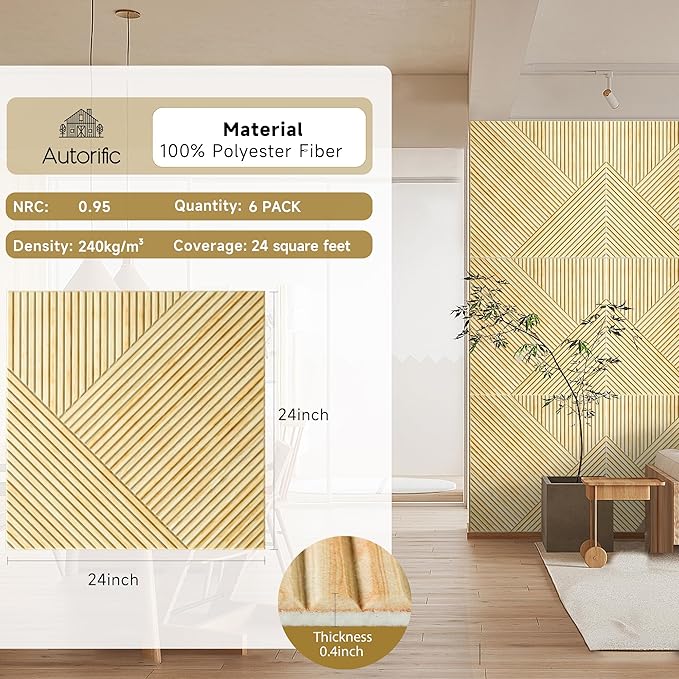 Acoustic Panels for Wall and Ceiling