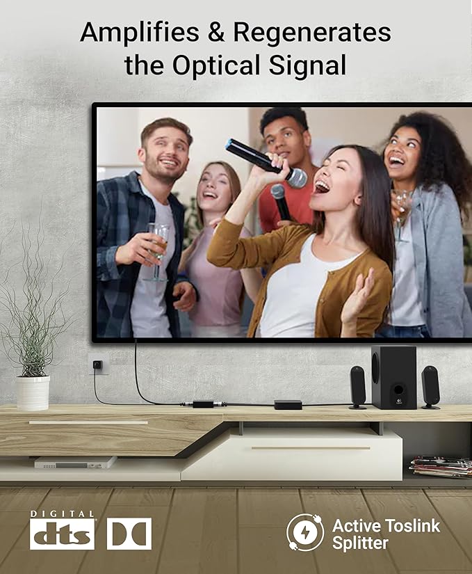 BlueRigger Digital Optical Audio Splitter