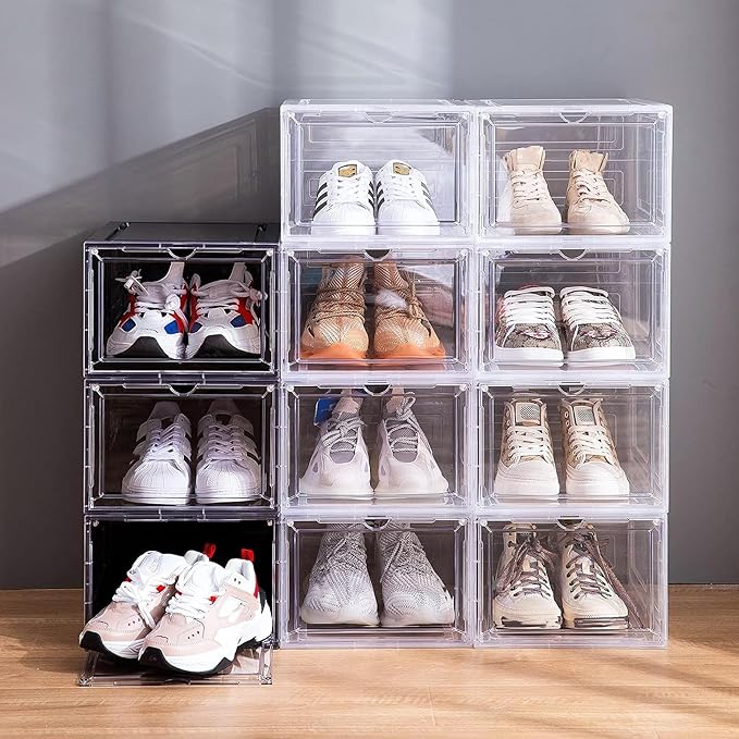 Attelite X-Large Clear Plastic Shoe Boxes