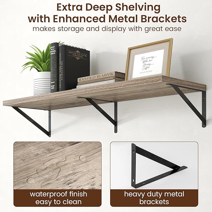 Axeman Deep Floating Shelves