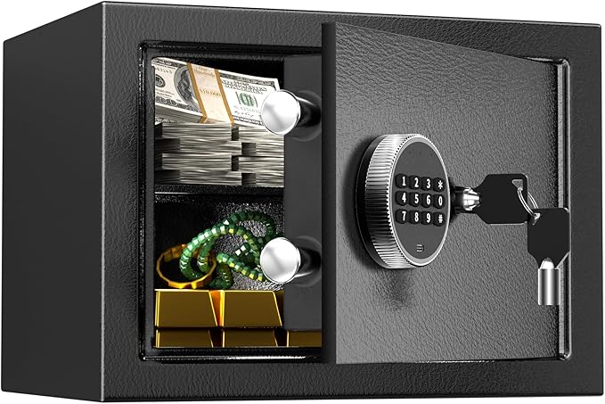 Safe, 0.8 Cubic Feet Safe Box, Anti-Theft Digital Security Lock Box