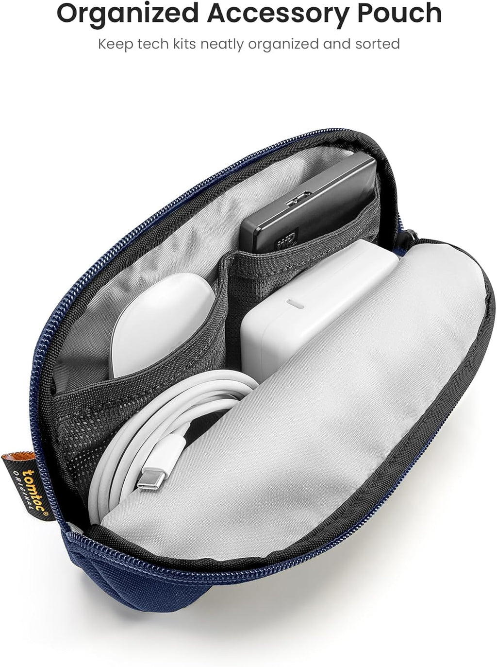 tomtoc 360 Protective Laptop Sleeve Set for 14-inch MacBook Pro M5/M4/M3/M2/M1 Pro/Max A3434 A3112 A3401 A3185 A2992 A2918 2025-2021, Water-Resistant MacBook Case Bag with Organized Accessory Pouch
