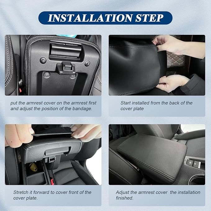 BIBIBO for 2023 2024 Honda Accord Center Console Armrest Cover,for 2023 2024 Honda Accord Arm Rest Cover, Car Arm Rest Pad Seat Box Cover,2024 Accord Interior Accessories Armrest Protector (Black-b)