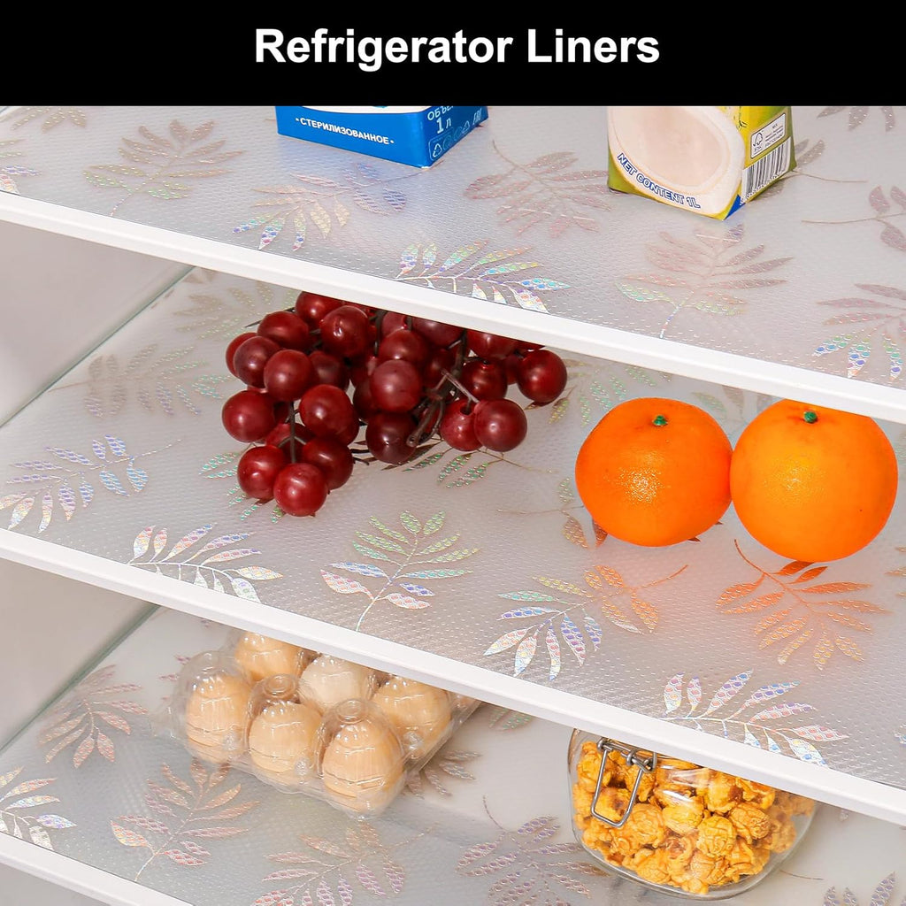 Cooyes Shelf Liner – Premium Non-Adhesive Cabinet & Drawer Liner for Kitchen – Waterproof Shelf Paper with Modern Pattern – Durable EVA Cabinet Mat – Easy to Cut （17.5" W x 360" L）