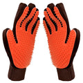 Raw Paws Grooming Gloves, 2 ct - Soft-Tip Pet Gloves for Dogs, Cats & Horses - Deshedding and Grooming Solution | Cat Brush Glove - Dog Washing Gloves - For Pet Bathing, Shampooing & Scrubbing - Dog Wash Mitt - Horse & Small Pet