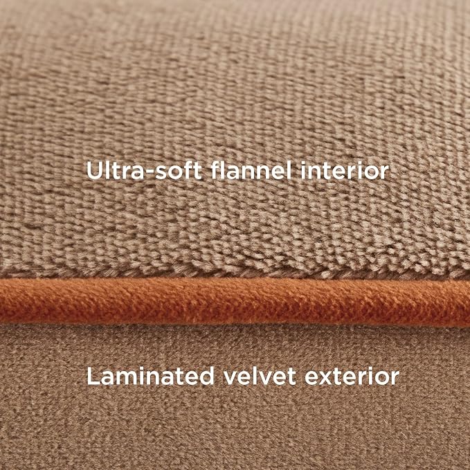 Bedsure XL Orthopedic Dog Bed for Extra Large Dogs - Washable XLarge Dog Cat Bed Waterproof, Comfort Dogs Couch Sofa with Washable Removable Cover, Pet Bed with Nonskid Bottom, Hazel, 42"