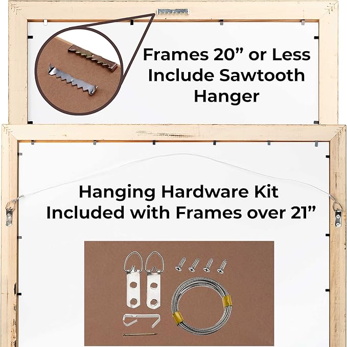 19x19 Shadow Box Frame Black | 1 Inch Deep Solid Wood Shadowbox Display Frame |