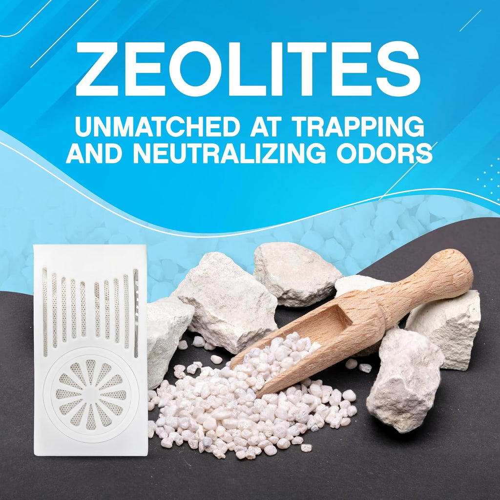 NonScents Refrigerator Deodorizer – Odor Eliminator for Fridge & Freezer – Outshines Baking Soda & Deodorizer with Activated Charcoal – Unscented & Long-Lasting, Freshen Refrigerator (2-Count)