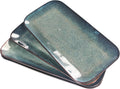 Serving Platters Set of 4, Rectangular Serving Plates, Serving Trays for Entertaining Party, Microwave,Oven,Dishwasher Safe,Kitchen Dinnerware, Blue reactive glaze 12.7 Inch
