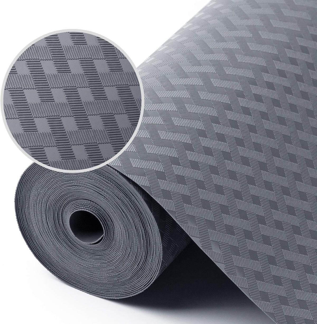 Shelf Liners for Kitchen Cabinets Refrigerator Liners Waterproof & Oil-Proof Kitchen Cupboard Liner Durable Plastic Drawer Mats EVA Material Non Adhesive Fridge Liner for Shelves 35.4 x 236.2 Inches