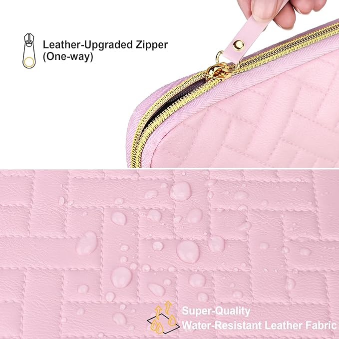Lacdo Tablet Sleeve Case for 11 inch iPad A16 / 11 Inch iPad Pro M5 M4 / 11 inch iPad Air M3 M2 / 10.9" iPad / 10.2" iPad /10.9" ipad Air, Samsung Galaxy Tab A9+ Bag, Fit Magic Keyboard, Sakura Pink