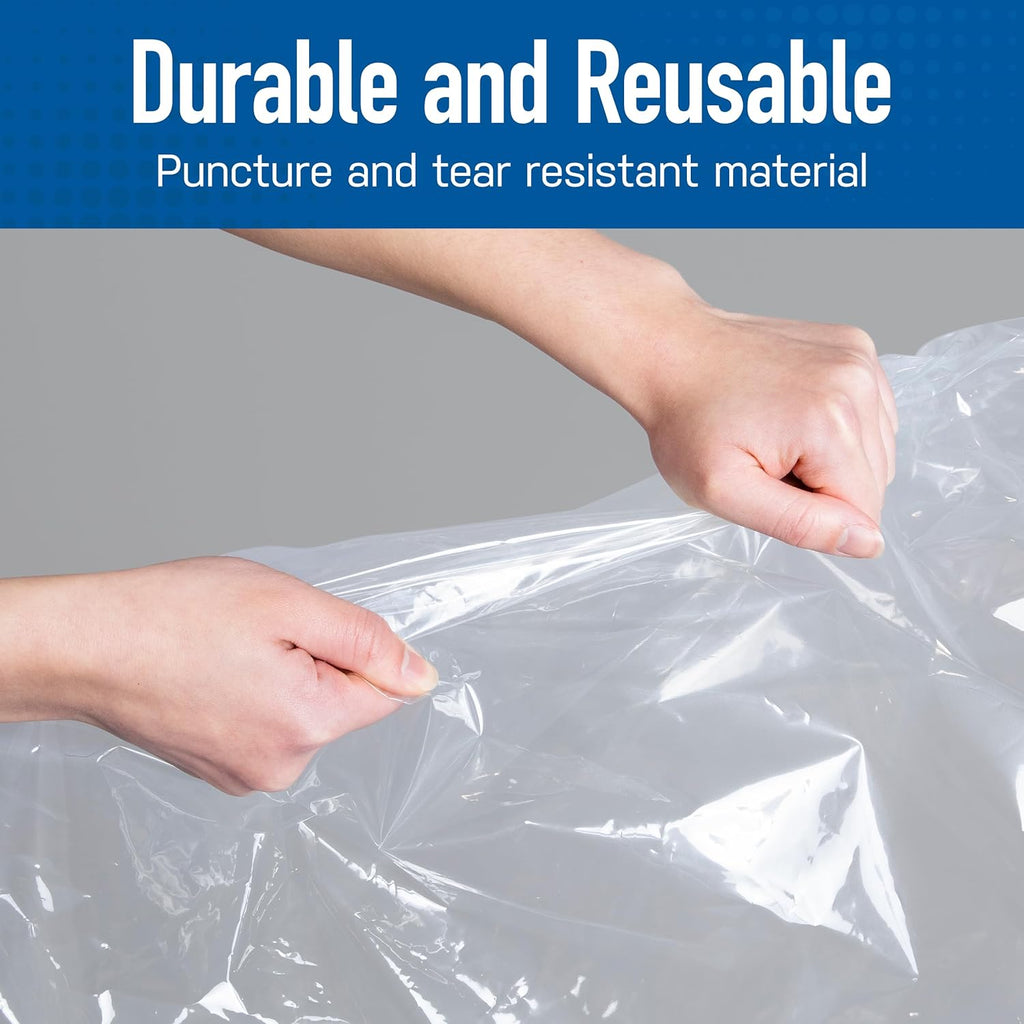 4 Pack Variety Vacuum Storage Bags for Comforters, Blankets & Clothes – Vacuum Sealed Compression Bags with Hand Pump – Space Saver Storage Bags for Bedding, Moving, Travel & Organization (2L & 2XL)
