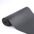 Cabinet Shelf Liner 11 Inch Wide X 20 Ft Non-Slip Kitchen Drawer Liners Waterproof & Oil-Proof Drawer Liners for Cupboard Pantry Non Adhesive Refrigerator Shelf Liner Strong Grip Cabinet Mat (Black)