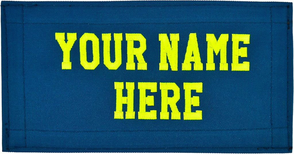 Lightning X Personalized First Responder EMT EMS Trauma Bag w/Stocked First Aid Fill Kit B & Custom Embroidered Name Patch (Blue)