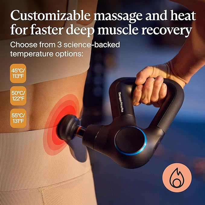 TheraGun Therabody Prime Plus Heated, Powerful Massage Gun